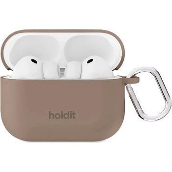 Holdit Калъф Holdit Silicone Case за AirPods Pro 3, Mocca Braun