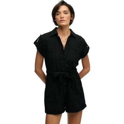 SUPERDRY Гащеризон Superdry Belted Utility Playsuit short sleeve romper - Black (Black)