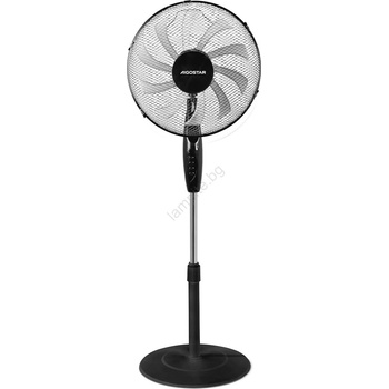 Aigostar - Подов вентилатор 60W/230V, черен (AI1061)