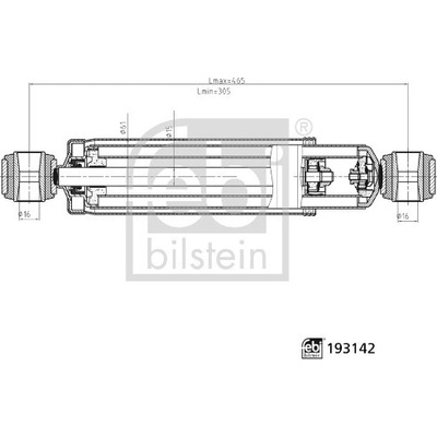 Tlumič pérování FEBI BILSTEIN 193142