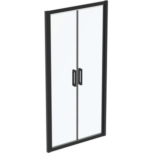 Ideal Standard Connect 2 - Душ-врата 90 см, черно/прозрачно стъкло K9294V3 (K9294V3)