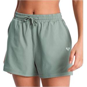 Roxy Дамски къси панталони Roxy Women's Rise & Vibe Rib Short Shorts - Oil Green - размер XXL (112-4262-0116)
