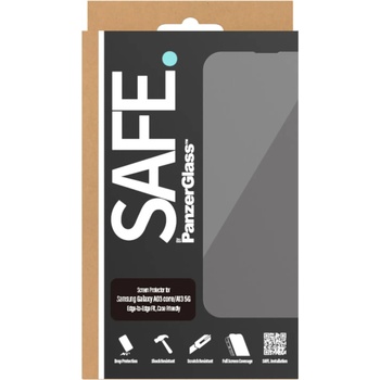 Image 1 of Safe Стъклен протектор Safe - CaseFriendly, Galaxy A13 5G / A04s, черен (5711724951428)