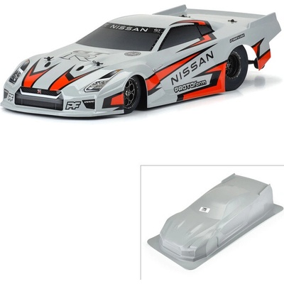 PROTOform Drag Car: karoséria 1:10 Nissan GT-R R35 Pro šedá