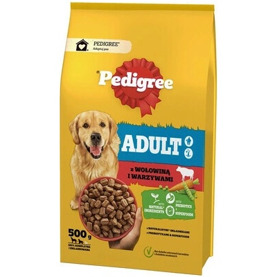 Pedigree Adult veľké a stredné hovädzie so zeleninou 0,5 kg
