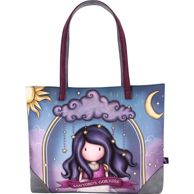 Santoro gorjuss Голяма кожена чанта Santoro Gorjuss Whatever the Weather - Little Storm Cloud (1245GJ01)