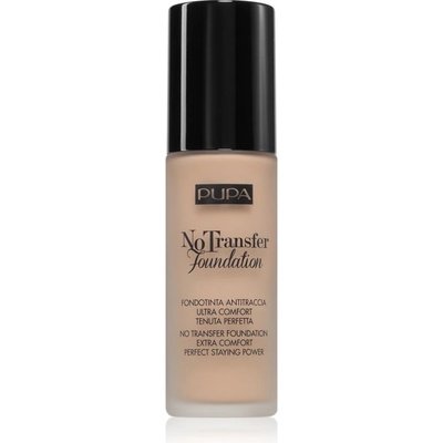 PUPA Milano No Transfer Foundation хидратиращ фон дьо тен SPF 15 цвят Natural Skin 30ml