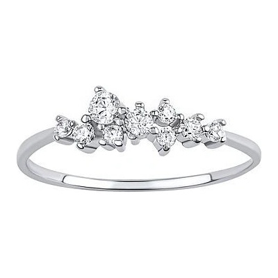 SILVEGO Strieborný prsteň Maia s Brilliance Zirconia DCCB195RW