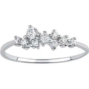 SILVEGO Strieborný prsteň Maia s Brilliance Zirconia DCCB195RW