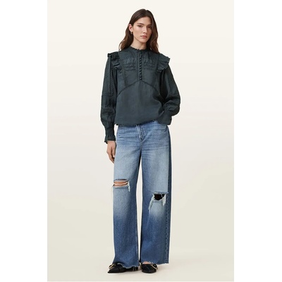 AllSaints Памучна блуза AllSaints HEATHER (W038PC)
