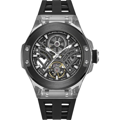 Police Мъжки часовник Police Cyclone Skeleton Automatic PEWGR0082203 (PEWGR0082203)
