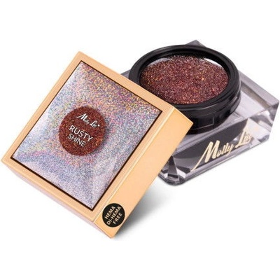 MollyLac Rusty Shine stavební gel na nehty Hema Free 15 g
