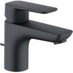 Kludi Pure&Style - Смесител за умивалник, със сифон, EcoPlus, матово черно 403883975 (403883975)