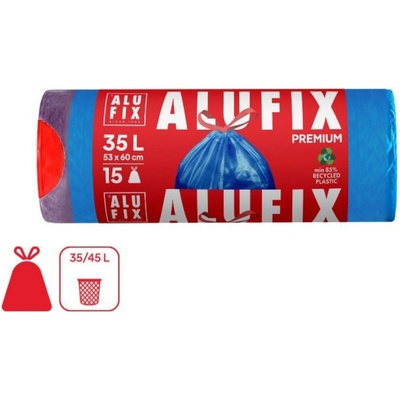 Alufix Premium stahovací 35 l 20µm 15ks