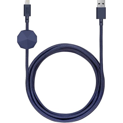 Native Union Anchor Cable Lightning - здрав плетен кабел за устройства с Lightning порт (син) (2 метра)