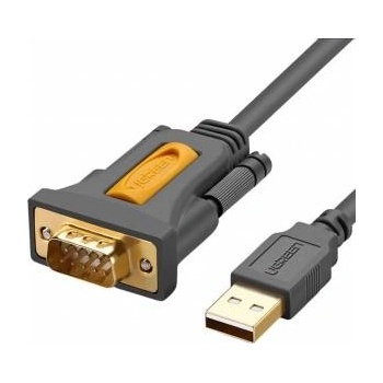 Ugreen CR104 USB-A to DB9 RS-232 cable, 1m black
