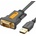 Ugreen CR104 USB-A to DB9 RS-232 cable, 1m black