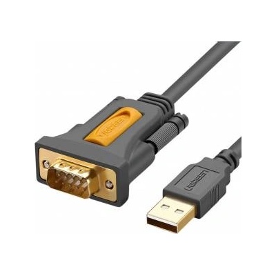 Ugreen CR104 USB-A to DB9 RS-232 cable, 1m black