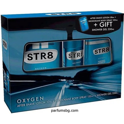 STR8 Oxygen К-Т за мъже ASL 50ml+Deo 150ml+Душ гел 250ml