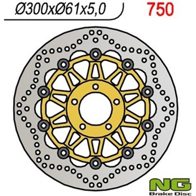 Predný brzdový kotúč NG Kawasaki 550 ZR ZEPHYR 1991 - 2001