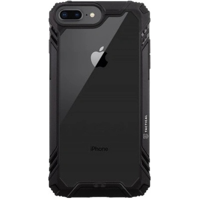 Pouzdro AppleMix TACTICAL Chunky Mantis Apple iPhone 6/7/8 Plus - plastové / gumové - čiré / černé