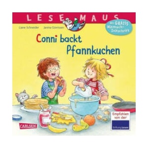 LESEMAUS 123: Conni backt Pfannkuchen | Liane Schneider, Janina Görrissen (ISBN: 9783551089519)