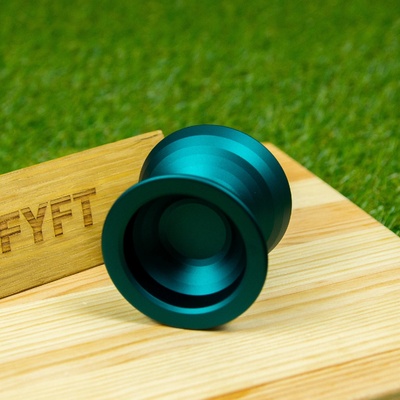 Gravitation 7 Ace Yo skvělé první kovové freestyle yoyo Tmavěji zelená