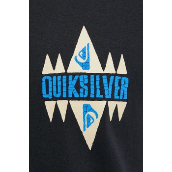 Quiksilver Тениска Quiksilver Geo Quik в черно с принт EQYZT07829 (EQYZT07829)