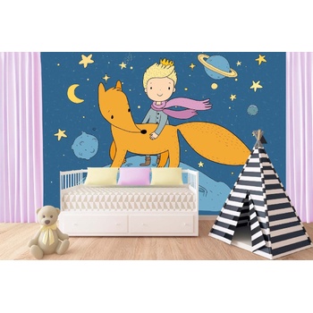 DIMEX ART s. r. o Самозалепваща се флизелинова фототапета малкият принц 375 x 250 см