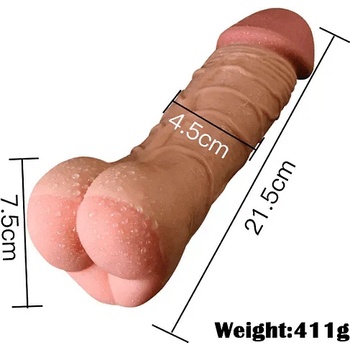 Image 1 of Mokko Toys Мастурбатор Raoul реалистичен пенис и анус мек естествен 22 см Mokko