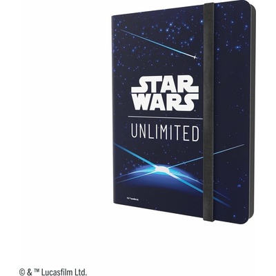 Gamegenic Star Wars: Unlimited 9-Pocket Card Back Blue A4 Album na 360 karet