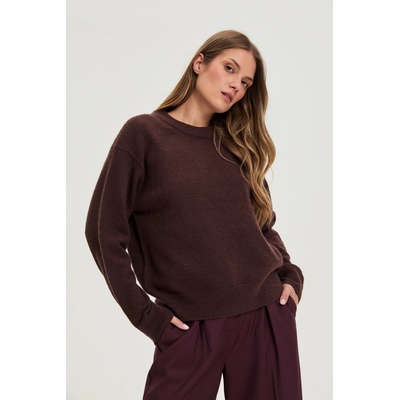 Moodo Гладък кафяв суитшърт Moodo Moodo | Kafyav | ЖЕНИ | XS