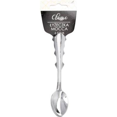 Pro-Tech shop Sada lžiček mocca z nerezové oceli Classic 6 ks