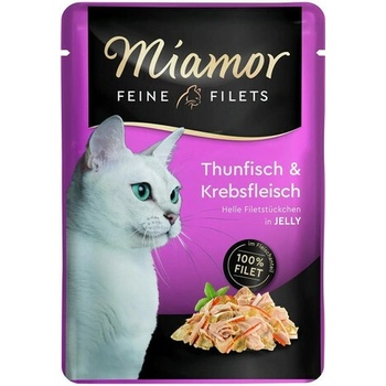 Miamor Feine Filets tuniak & krab v želé 100 g