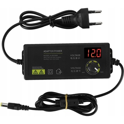 Univerzální napájecí zdroj 60 W 5 A nastavitelný 3-12 V s LED displejem