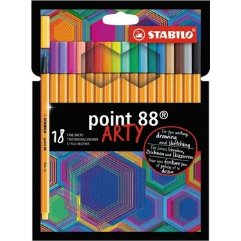 Stabilo point 88 Arty 18 ks