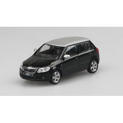 Abrex Škoda Fabia 2 Černá Magic Metalíza 1:43