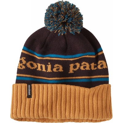 Patagonia Powder Town beanie Park Stripe Dried Mango