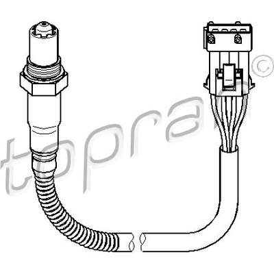 Lambda sonda TOPRAN 722 021 (722021)