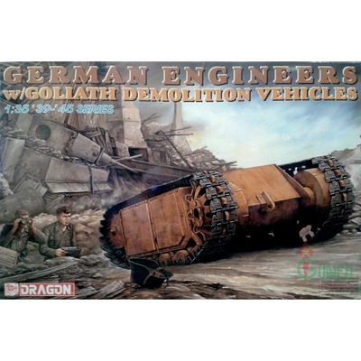 Dragon German Engineers w/Goliath Demolition Vehicles 1:35