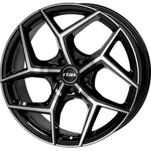 Rial Salento 8x18 5x112 ET40 diamond black polished