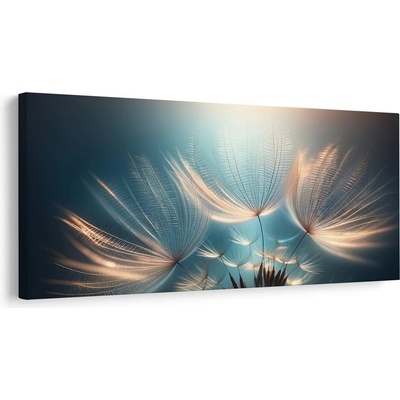Obraz snové kapky pampelišky - 80x40