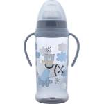 Lorelli Бебешко шише с мек накрайник Lorelli My Friend - 350 ml, Cameo Blue