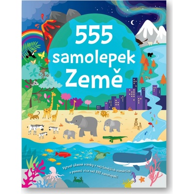 555 samolepek Země