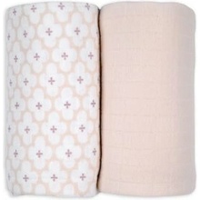 Lodger Swaddler Solid Matcha 2 ks 110 x 110 cm powder