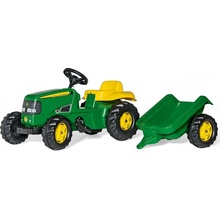 Rolly Toys Rolly Kid J.Deere s vlečkou zelený