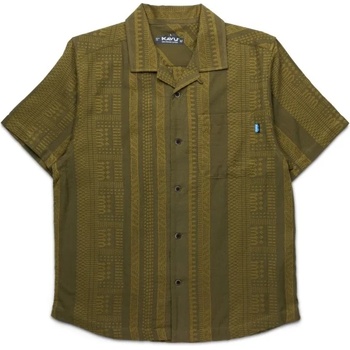 KAVU Мъжка риза с копчета KAVU Castaway Shirt - Kelp Dobby (033-3151-0113)