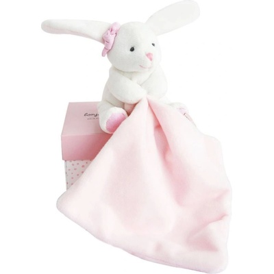 Doudou Gift Set Pink Rabbit подаръчен комплект за деца от раждането им