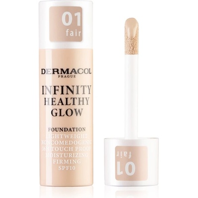 Dermacol Infinity Healthy Glow течен фон дьо тен SPF 10 цвят 01 Fair 20 гр