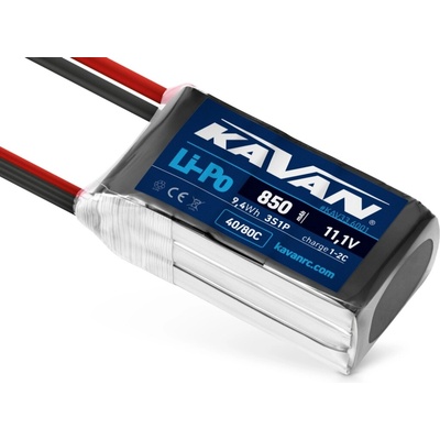 KAVAN Li-Po 40/80C 9,4Wh 11.1 V 850 mAh